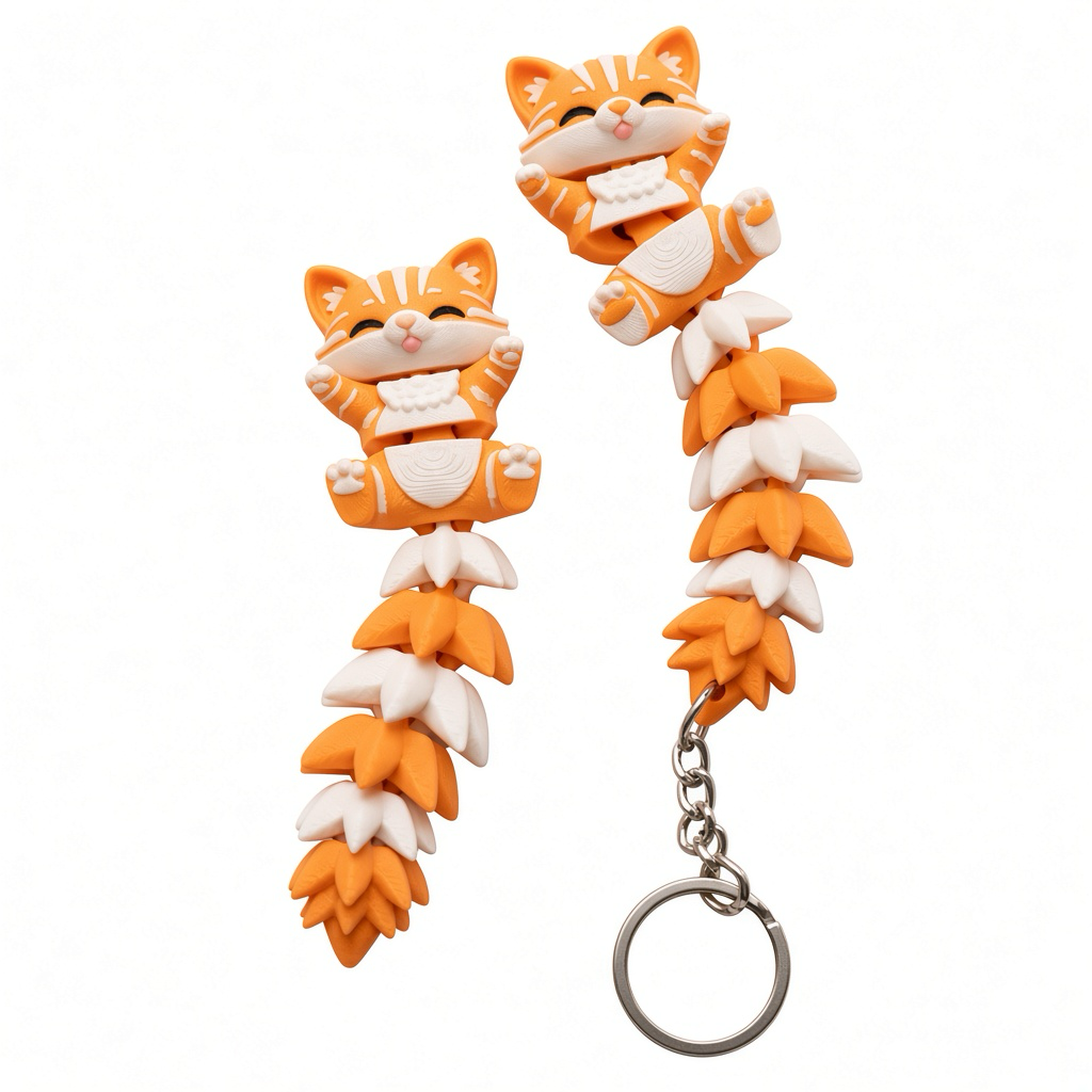 Flexi Katze mit Fluffy Tail
