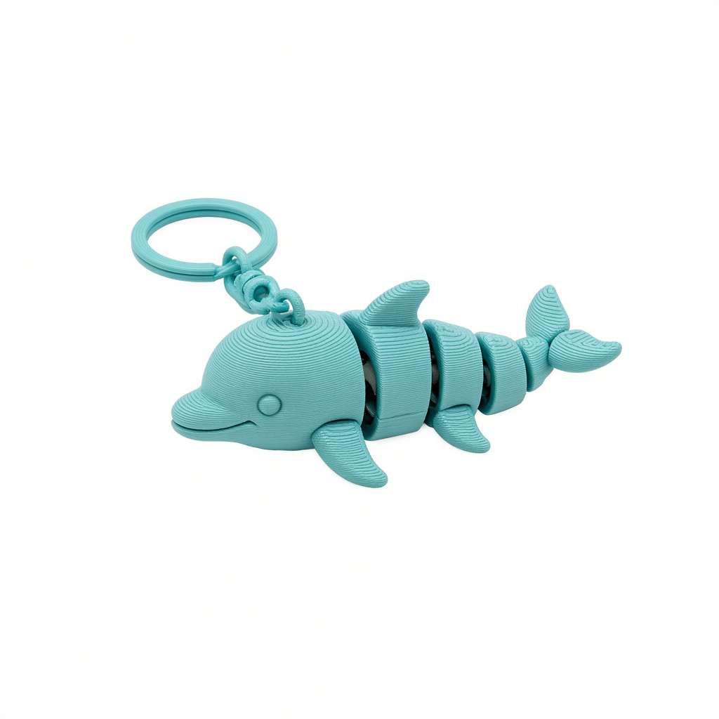 Tiny Flexi Delfin Keychain